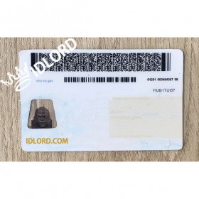 New York scannable card/customization id card with teslin/paper card maker