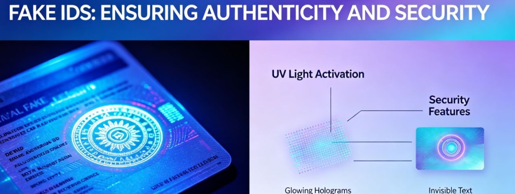 THE CRUCIAL ROLE OF UV LIGHT IN IDLORD'S SCANNABLE FAKE IDS: ENSURING AUTHENTICITY AND SECURITY