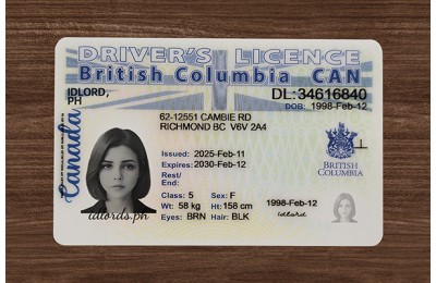 British Columbia (B.C.) Fake ID (2025 Version)
