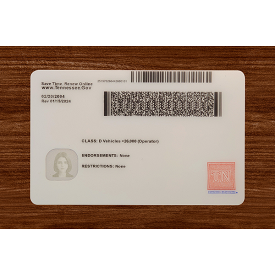 Tennessee (TN) Fake ID  (2025 Version)