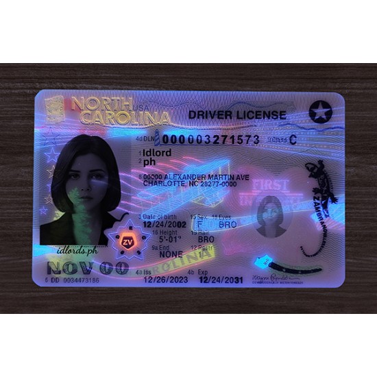 North Carolina (NC) Fake ID (2025 Version)
