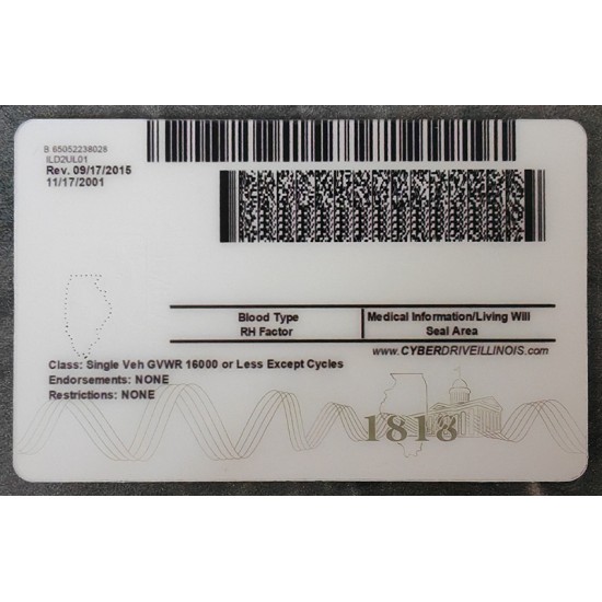 Illinois (IL) Fake ID