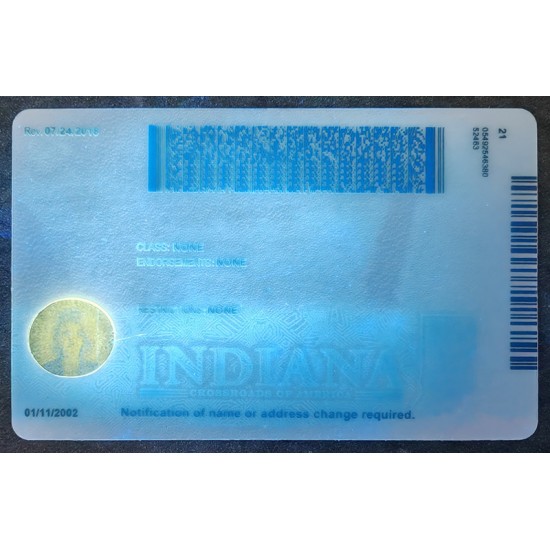 Indiana (IN) Fake ID