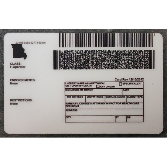 Missouri (MO) Fake ID
