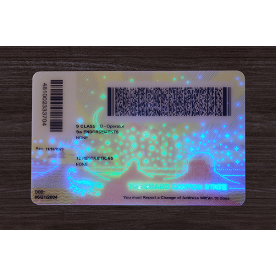 Arizona (AZ) Fake ID (2025 Version)
