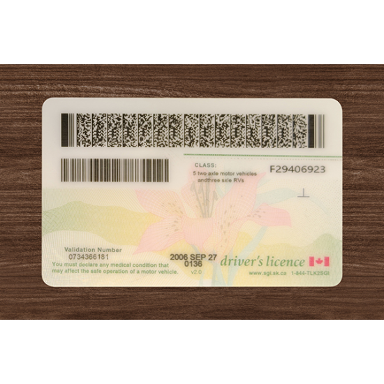 Saskatchewan (SK) Fake ID